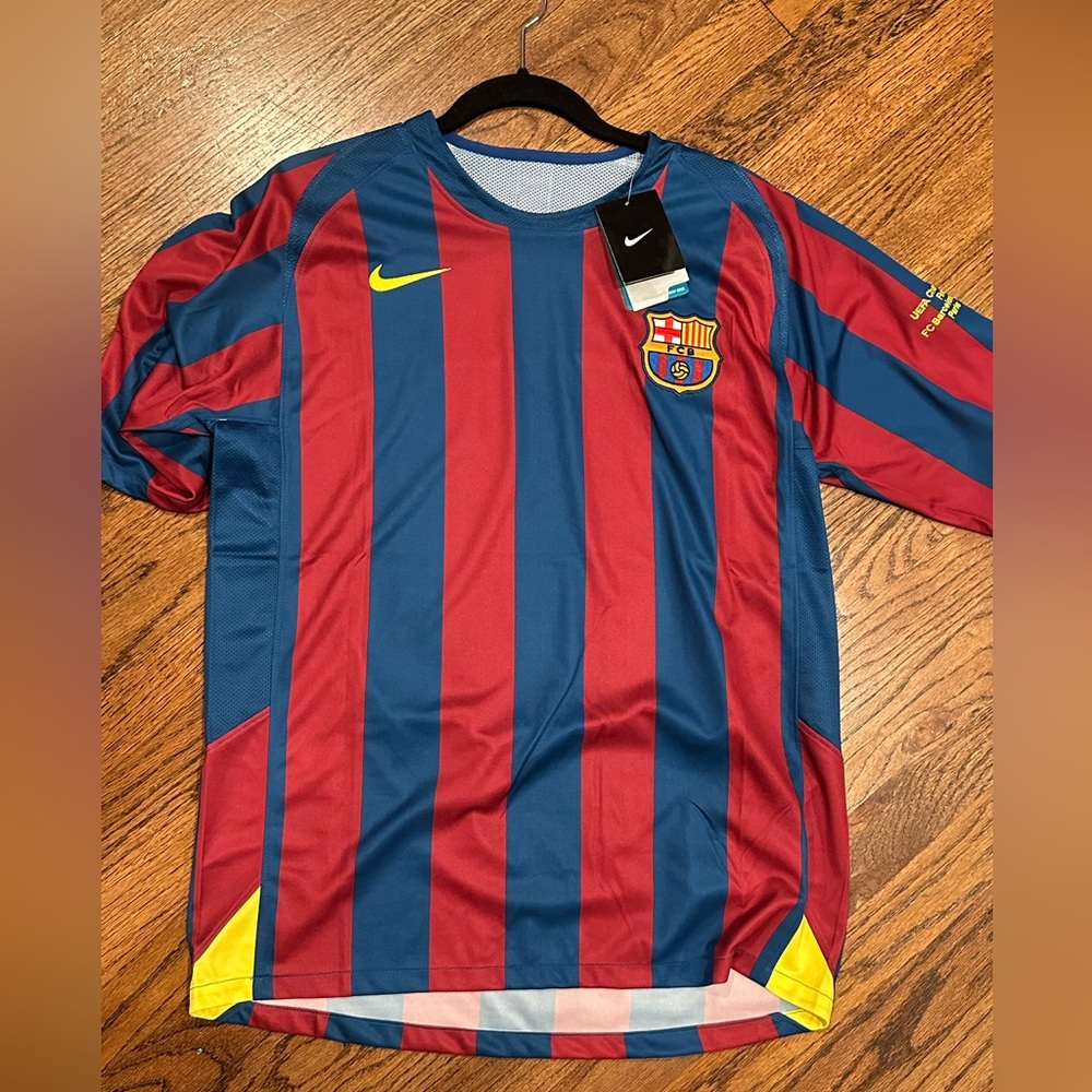 Ronaldinho Barcelona jersey, never worn